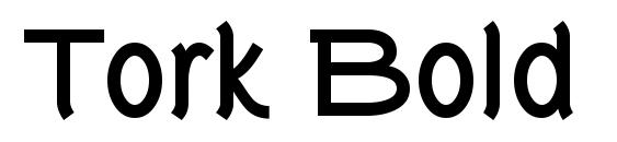 Tork Bold font, free Tork Bold font, preview Tork Bold font