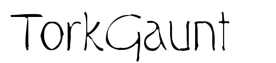 шрифт TorkGaunt, бесплатный шрифт TorkGaunt, предварительный просмотр шрифта TorkGaunt