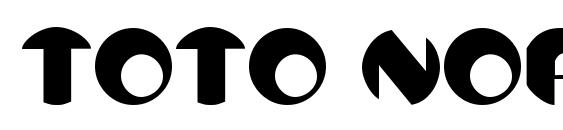 Toto normal Font