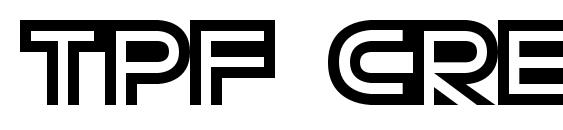шрифт Tpf creol, бесплатный шрифт Tpf creol, предварительный просмотр шрифта Tpf creol
