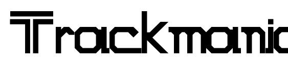 шрифт Trackmania, бесплатный шрифт Trackmania, предварительный просмотр шрифта Trackmania