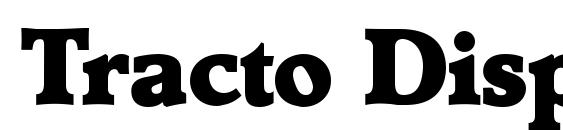 Tracto Display SSi Font