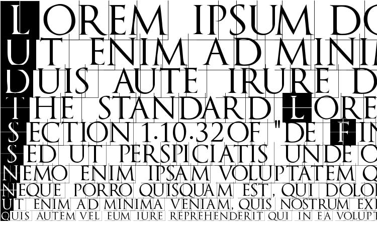 specimens Trajanusbrix invers font, sample Trajanusbrix invers font, an example of writing Trajanusbrix invers font, review Trajanusbrix invers font, preview Trajanusbrix invers font, Trajanusbrix invers font