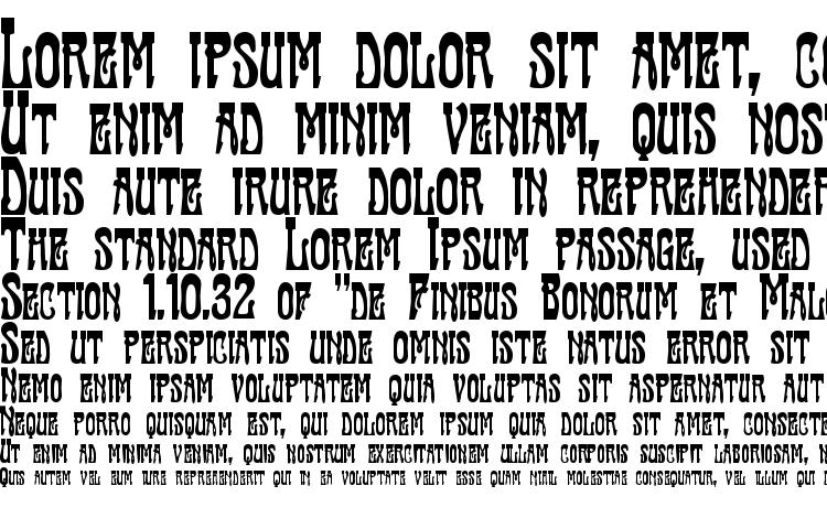 specimens Traktir Modern font, sample Traktir Modern font, an example of writing Traktir Modern font, review Traktir Modern font, preview Traktir Modern font, Traktir Modern font
