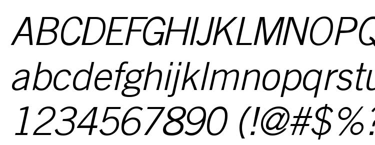 glyphs TransferGothic Light Italic font, сharacters TransferGothic Light Italic font, symbols TransferGothic Light Italic font, character map TransferGothic Light Italic font, preview TransferGothic Light Italic font, abc TransferGothic Light Italic font, TransferGothic Light Italic font