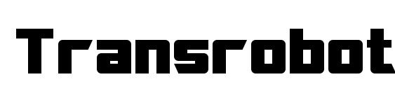 Transrobotics font, free Transrobotics font, preview Transrobotics font