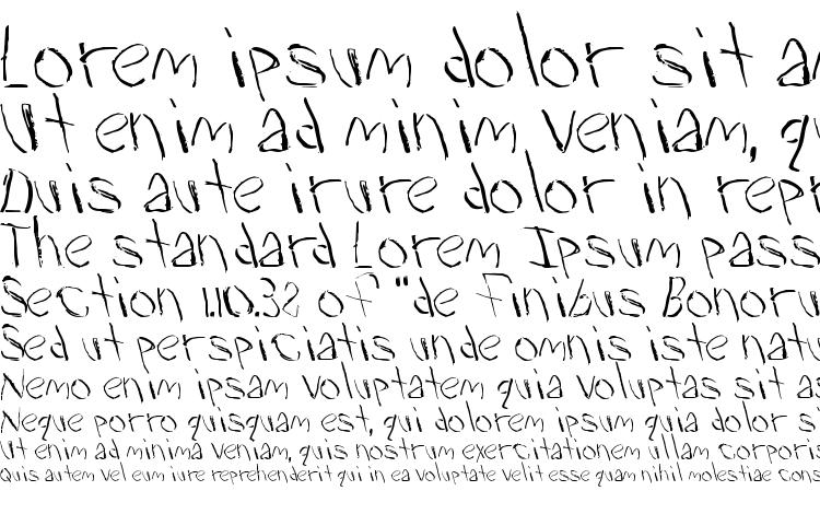 specimens Travesty font, sample Travesty font, an example of writing Travesty font, review Travesty font, preview Travesty font, Travesty font