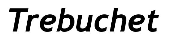 Trebuchet ms bold italic Font