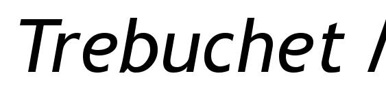 шрифт Trebuchet MS Курсив, бесплатный шрифт Trebuchet MS Курсив, предварительный просмотр шрифта Trebuchet MS Курсив