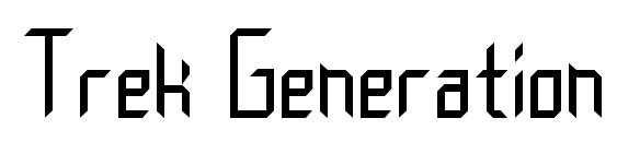 Trek Generation 2 font, free Trek Generation 2 font, preview Trek Generation 2 font