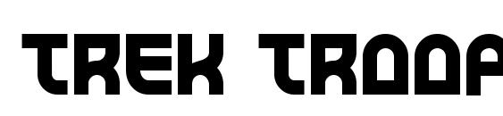 Trek Trooper Bold font, free Trek Trooper Bold font, preview Trek Trooper Bold font