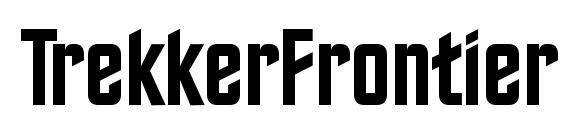 шрифт TrekkerFrontier Regular, бесплатный шрифт TrekkerFrontier Regular, предварительный просмотр шрифта TrekkerFrontier Regular