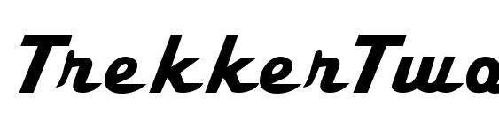шрифт TrekkerTwo Regular, бесплатный шрифт TrekkerTwo Regular, предварительный просмотр шрифта TrekkerTwo Regular