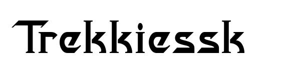 шрифт Trekkiessk, бесплатный шрифт Trekkiessk, предварительный просмотр шрифта Trekkiessk