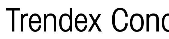 Шрифт Trendex Condensed SSi Condensed