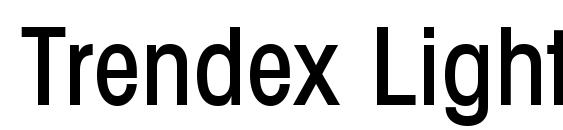 Trendex Light Condensed SSi Medium Condensed Font