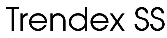 Trendex SSi font, free Trendex SSi font, preview Trendex SSi font