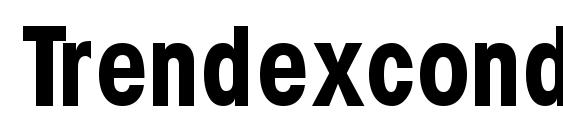 шрифт Trendexcondssk bold, бесплатный шрифт Trendexcondssk bold, предварительный просмотр шрифта Trendexcondssk bold