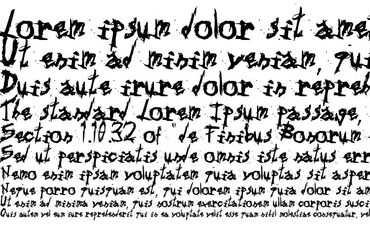specimens Triballaka font, sample Triballaka font, an example of writing Triballaka font, review Triballaka font, preview Triballaka font, Triballaka font