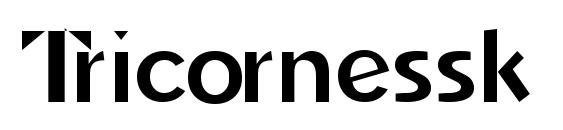 шрифт Tricornessk, бесплатный шрифт Tricornessk, предварительный просмотр шрифта Tricornessk