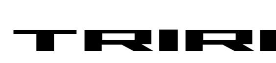 шрифт Trireme Expanded Bold, бесплатный шрифт Trireme Expanded Bold, предварительный просмотр шрифта Trireme Expanded Bold