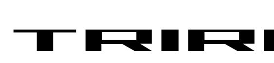шрифт Trireme Expanded, бесплатный шрифт Trireme Expanded, предварительный просмотр шрифта Trireme Expanded