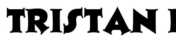 шрифт Tristan Regular, бесплатный шрифт Tristan Regular, предварительный просмотр шрифта Tristan Regular
