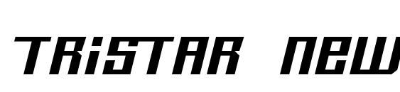шрифт Tristar new, бесплатный шрифт Tristar new, предварительный просмотр шрифта Tristar new