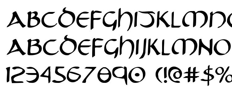 glyphs Tristram font, сharacters Tristram font, symbols Tristram font, character map Tristram font, preview Tristram font, abc Tristram font, Tristram font