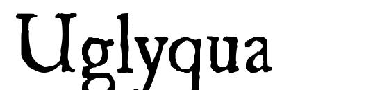 Шрифт Uglyqua