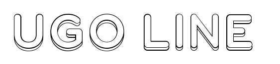 UGO LINE Font