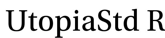 шрифт UtopiaStd Regular, бесплатный шрифт UtopiaStd Regular, предварительный просмотр шрифта UtopiaStd Regular