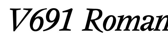 V691 Roman Italic Font