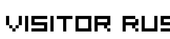 Visitor Rus Font