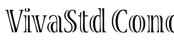 шрифт VivaStd Condensed, бесплатный шрифт VivaStd Condensed, предварительный просмотр шрифта VivaStd Condensed
