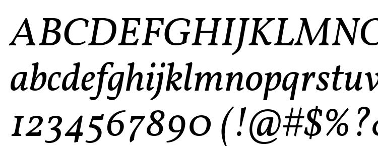 glyphs Vollkorn Italic font, сharacters Vollkorn Italic font, symbols Vollkorn Italic font, character map Vollkorn Italic font, preview Vollkorn Italic font, abc Vollkorn Italic font, Vollkorn Italic font