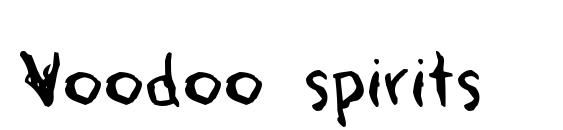 Voodoo spirits font, free Voodoo spirits font, preview Voodoo spirits font