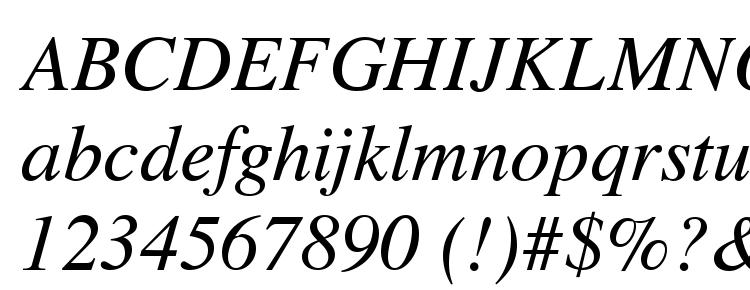 glyphs Vremya Italic font, сharacters Vremya Italic font, symbols Vremya Italic font, character map Vremya Italic font, preview Vremya Italic font, abc Vremya Italic font, Vremya Italic font