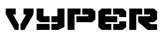 Vyper Bold Expanded Font