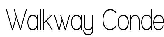 Walkway Condensed SemiBold font, free Walkway Condensed SemiBold font, preview Walkway Condensed SemiBold font