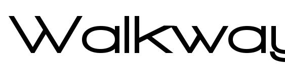 Walkway Expand Black Font