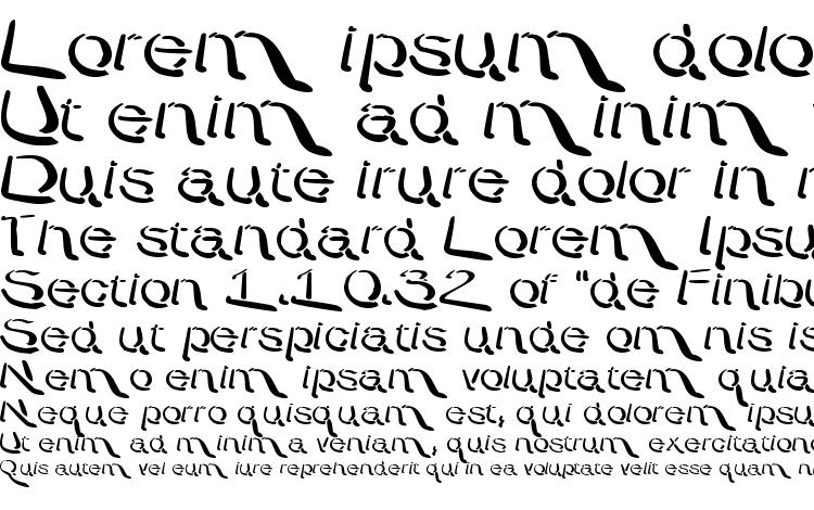 specimens Warprnd font, sample Warprnd font, an example of writing Warprnd font, review Warprnd font, preview Warprnd font, Warprnd font