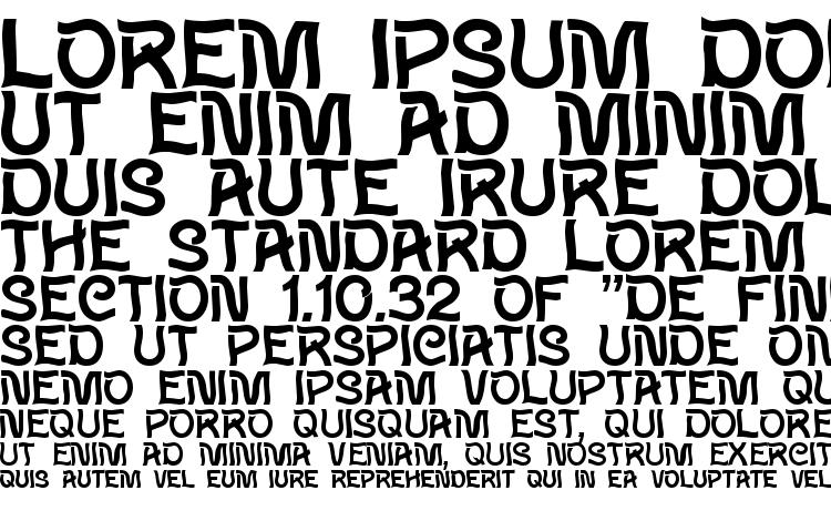 specimens Wavy font, sample Wavy font, an example of writing Wavy font, review Wavy font, preview Wavy font, Wavy font