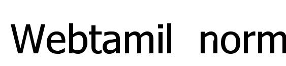 Webtamil normal Font, Beautiful Fonts