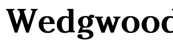 Wedgwooden Normal Bold Font