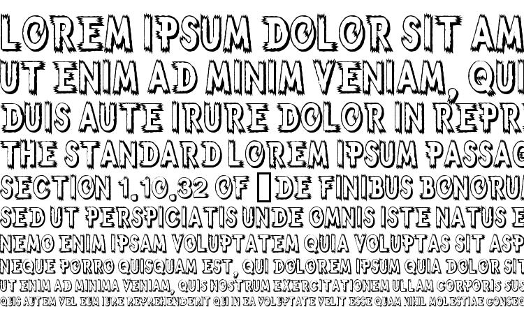 specimens Weird font, sample Weird font, an example of writing Weird font, review Weird font, preview Weird font, Weird font