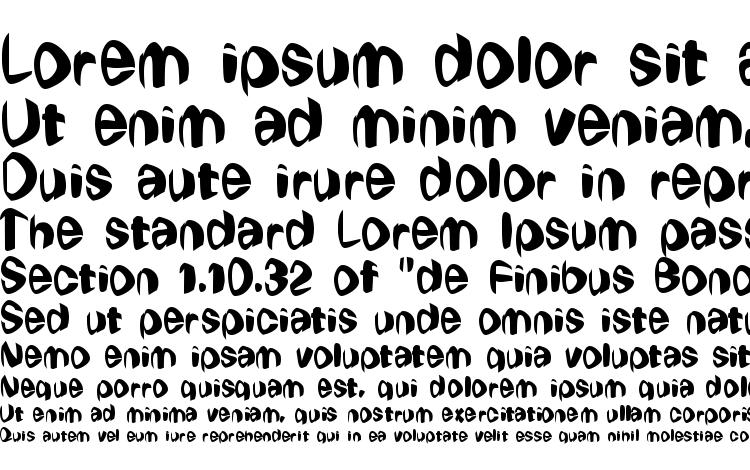 specimens Weirdo Regular font, sample Weirdo Regular font, an example of writing Weirdo Regular font, review Weirdo Regular font, preview Weirdo Regular font, Weirdo Regular font