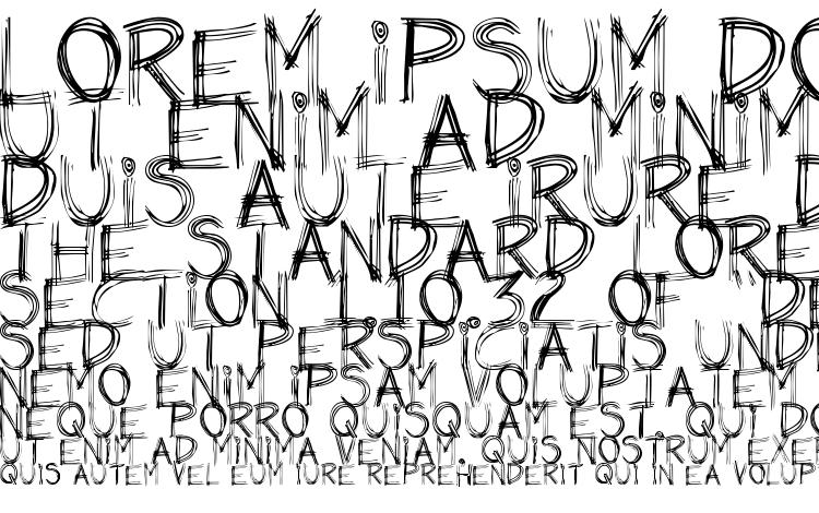specimens Weirdo font, sample Weirdo font, an example of writing Weirdo font, review Weirdo font, preview Weirdo font, Weirdo font
