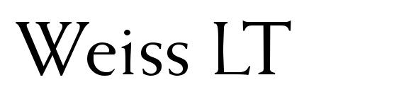 Weiss LT font, free Weiss LT font, preview Weiss LT font