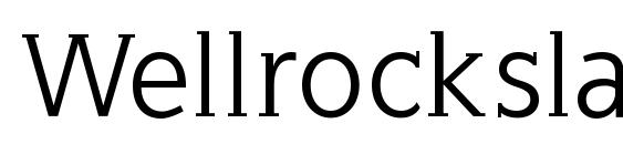 шрифт Wellrockslab, бесплатный шрифт Wellrockslab, предварительный просмотр шрифта Wellrockslab